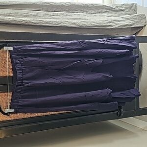 Hi-Lo Faux Wrap Skirt